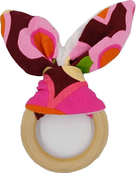 Teething Ring Wooden Toy Teether